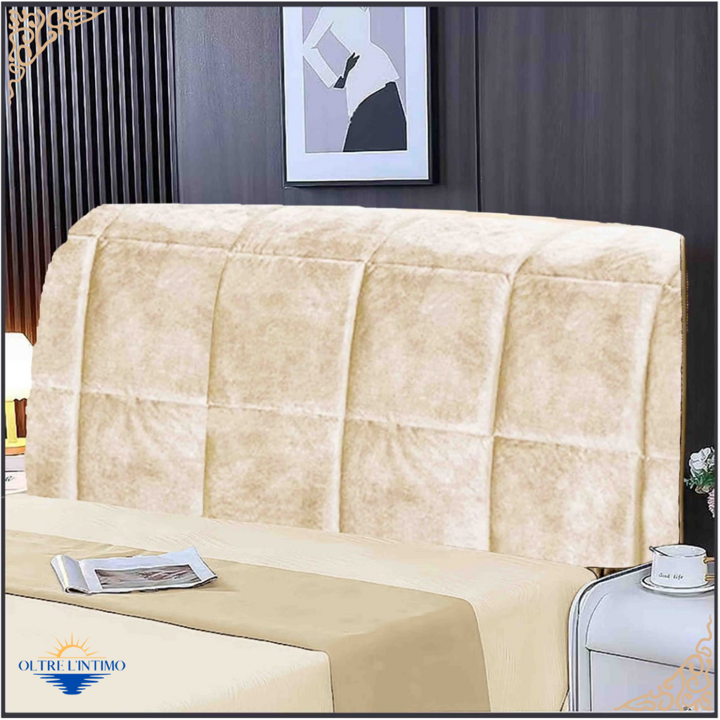 Oltre L'Intimo - Copri Testata in Velluto Panna Copritestata - Oltre L' intimo