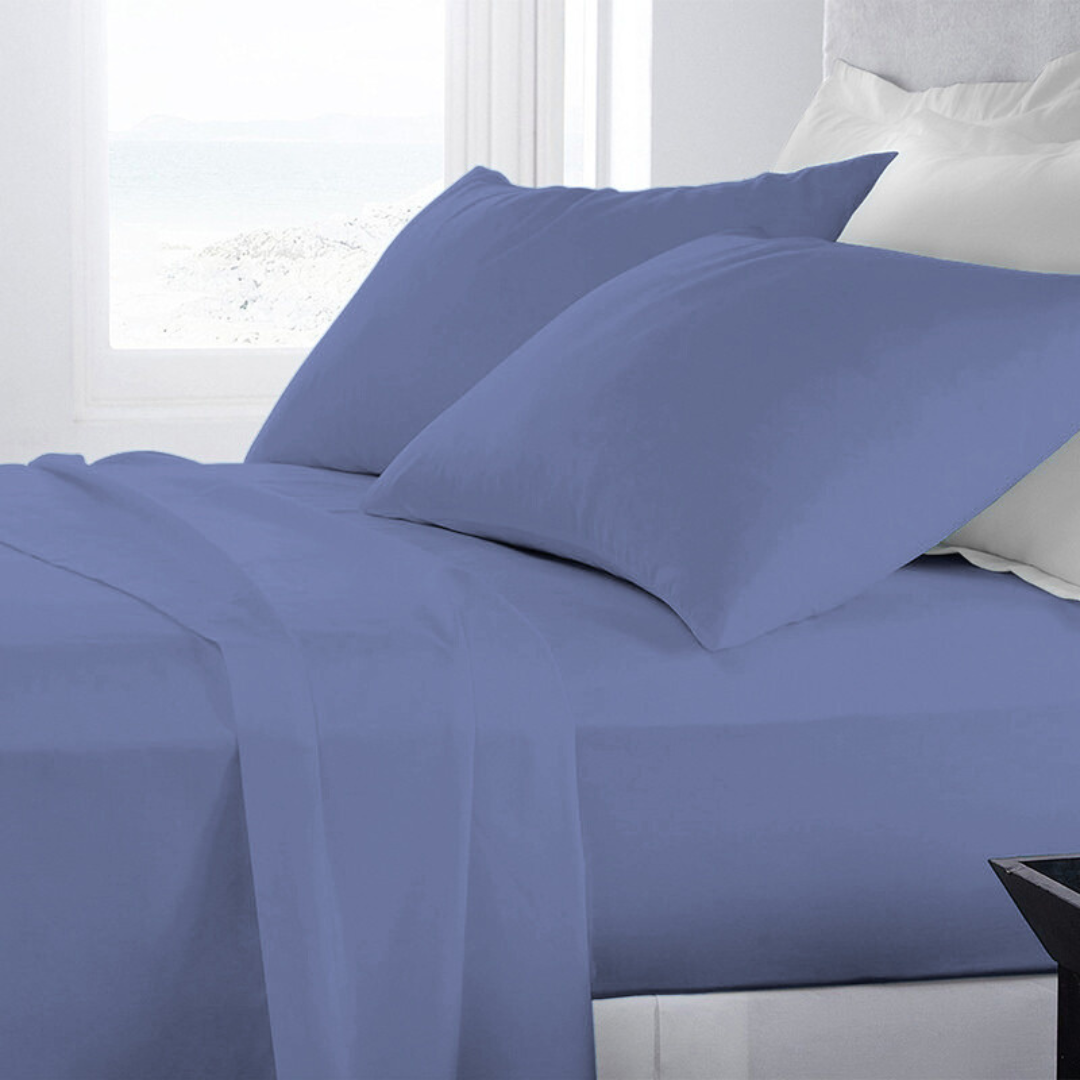 Oltre L'Intimo - Completo Lenzuola Tinta Unita Grigio Chiaro / Singole Lenzuola - Oltre L' intimo