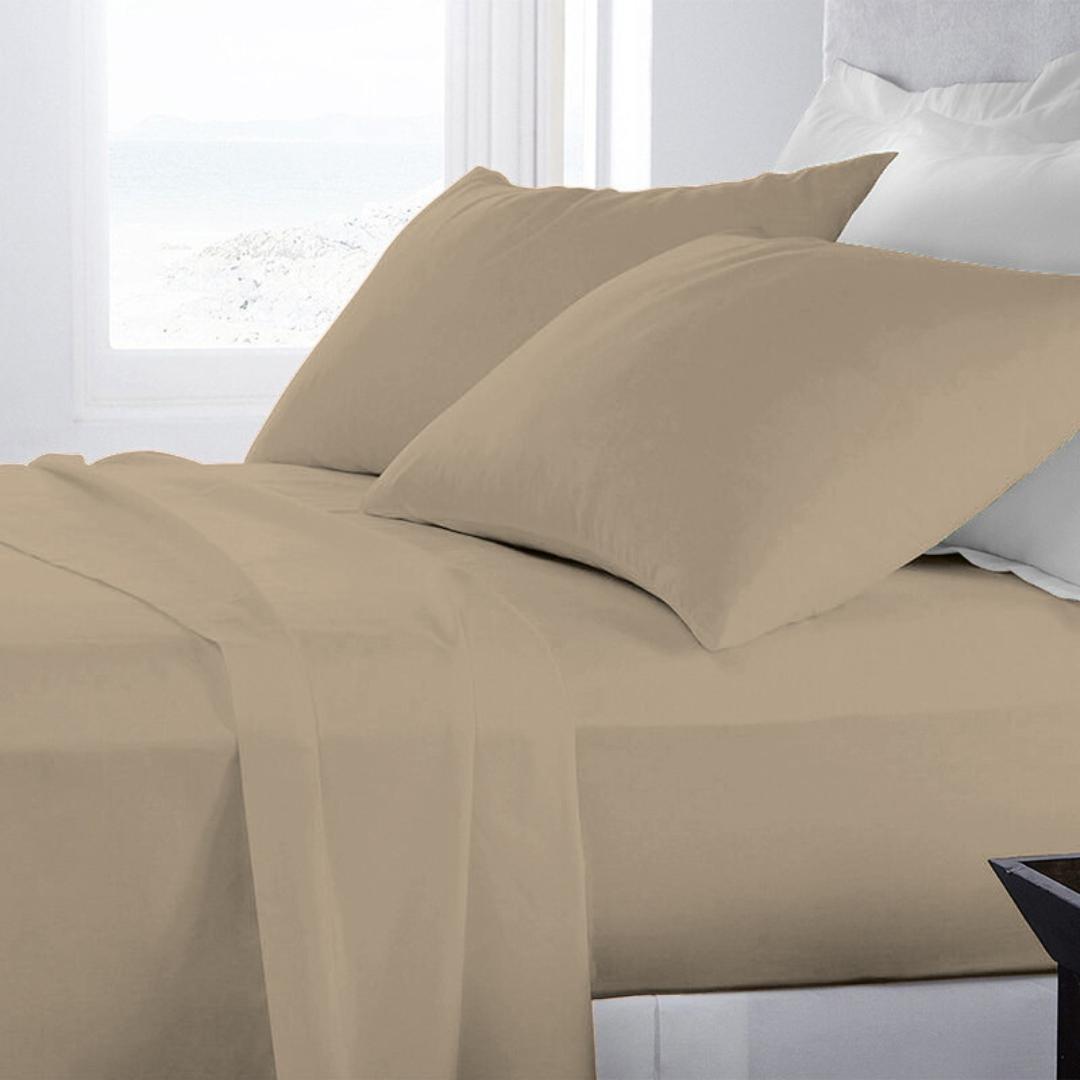 Oltre L'Intimo - Completo Lenzuola Tinta Unita Grigio Chiaro / Singole Lenzuola - Oltre L' intimo