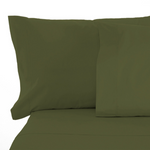 Oltre L'Intimo - Completo Lenzuola Tinta Unita Verde Militare / Singole Lenzuola - Oltre L' intimo