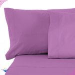 Oltre L'Intimo - Completo Lenzuola Tinta Unita Lilla / Singole Lenzuola - Oltre L' intimo