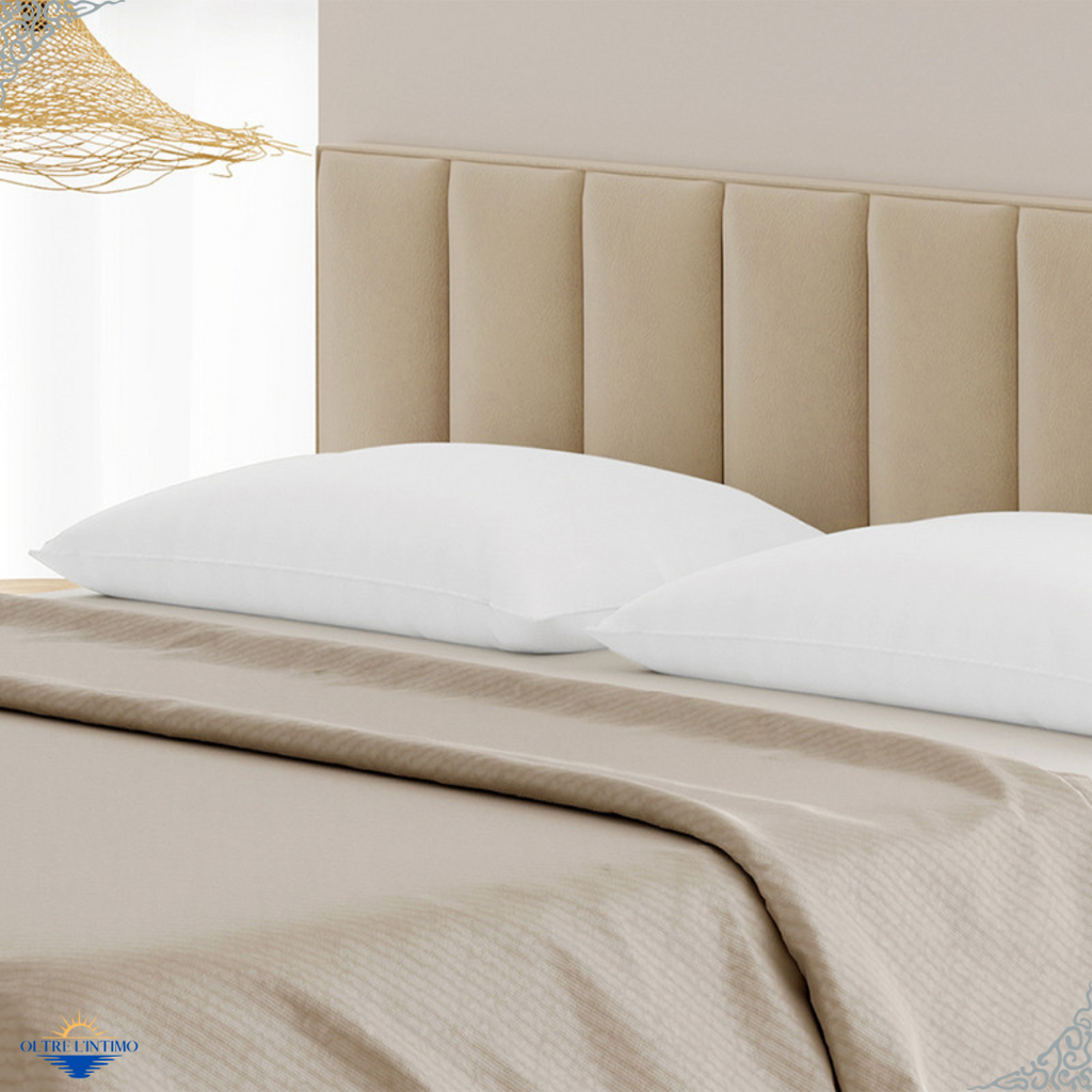 Oltre L'Intimo - Coppia Federe Tinta Unita Bianco Federe - Oltre L' intimo