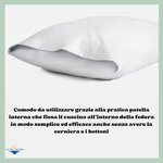 Oltre L'Intimo - Coppia Federe Tinta Unita Bianco Federe - Oltre L' intimo