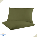 Oltre L'Intimo - Coppia Federe Tinta Unita Verde Militare Federe - Oltre L' intimo