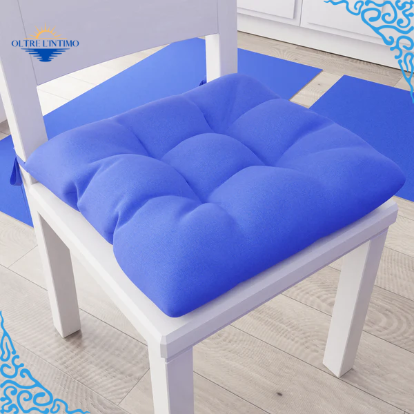 PETTI - Cuscini per sedie, Copri sedia, Tinta Unita Blu elettrico Coprisedia - Oltre L' intimo