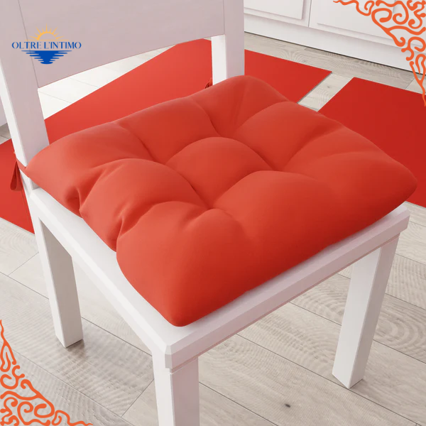 PETTI - Cuscini per sedie, Copri sedia, Tinta Unita Rosso Coprisedia - Oltre L' intimo