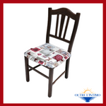 Maratex - Copri sedia con laccetti e riccio Art. Primavera conf. 6 pz Chiave Bordeaux Coprisedia - Oltre L' intimo