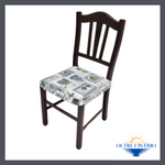 Maratex - Copri sedia con laccetti e riccio Art. Primavera conf. 6 pz Chiave Grigia Coprisedia - Oltre L' intimo