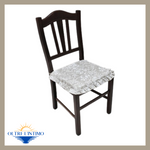 Maratex - Copri sedia con laccetti e riccio Art. Primavera conf. 6 pz Edera Beige Coprisedia - Oltre L' intimo