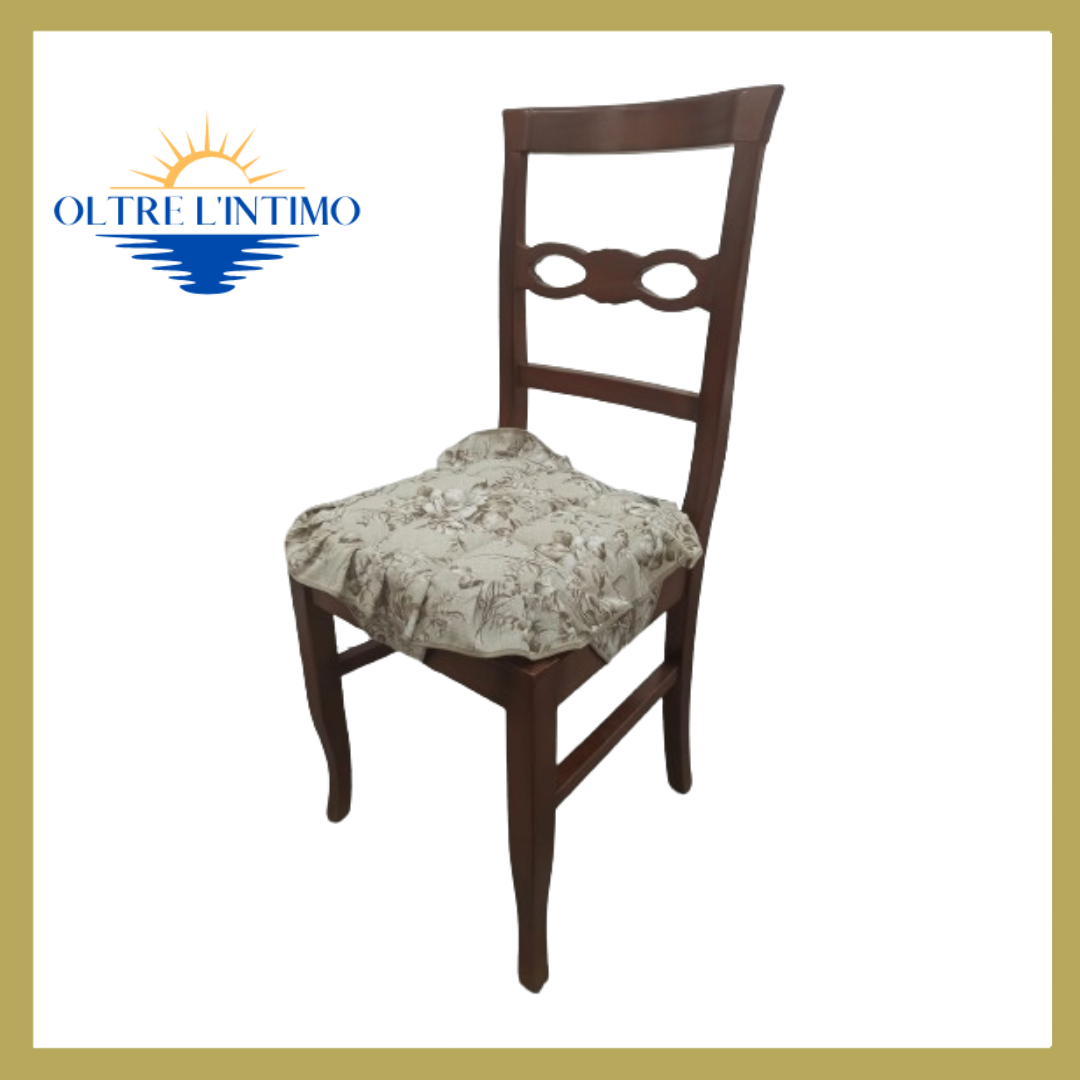 Maratex - Coppia cuscino trapuntato con riccio mod. Fiore beige Default Title Coprisedia - Oltre L' intimo