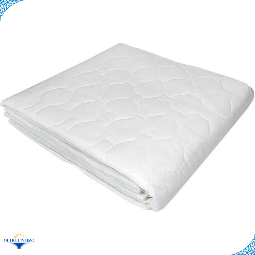 Linea Ambro - Coprirete Vesuvio trapuntato con bordino e lagacci agli angoli Singole (85x195 cm) Coprirete - Oltre L' intimo