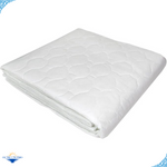 Linea Ambro - Coprirete Vesuvio trapuntato con bordino e lagacci agli angoli Singole (85x195 cm) Coprirete - Oltre L' intimo