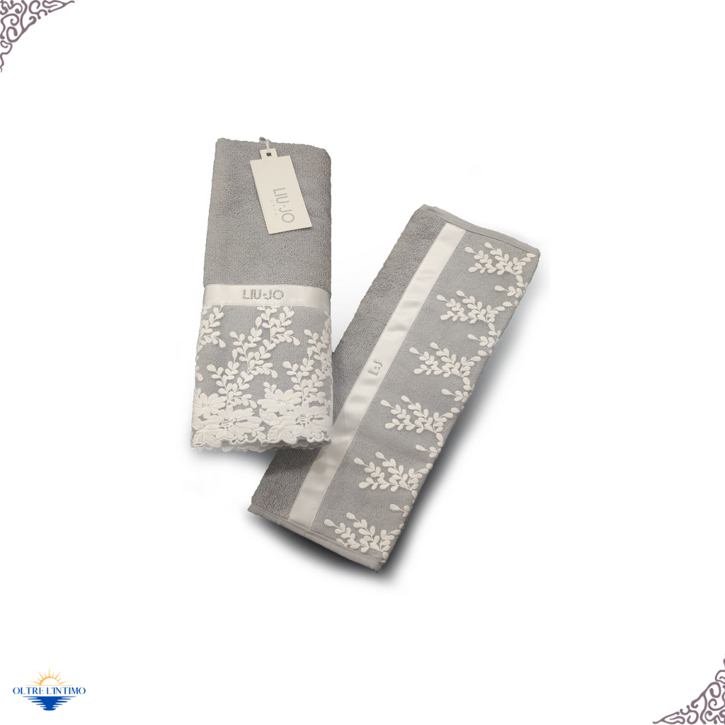 Liu jo - Coppia Asciugamani, Ginestra Perla Asciugamani - Oltre L' intimo