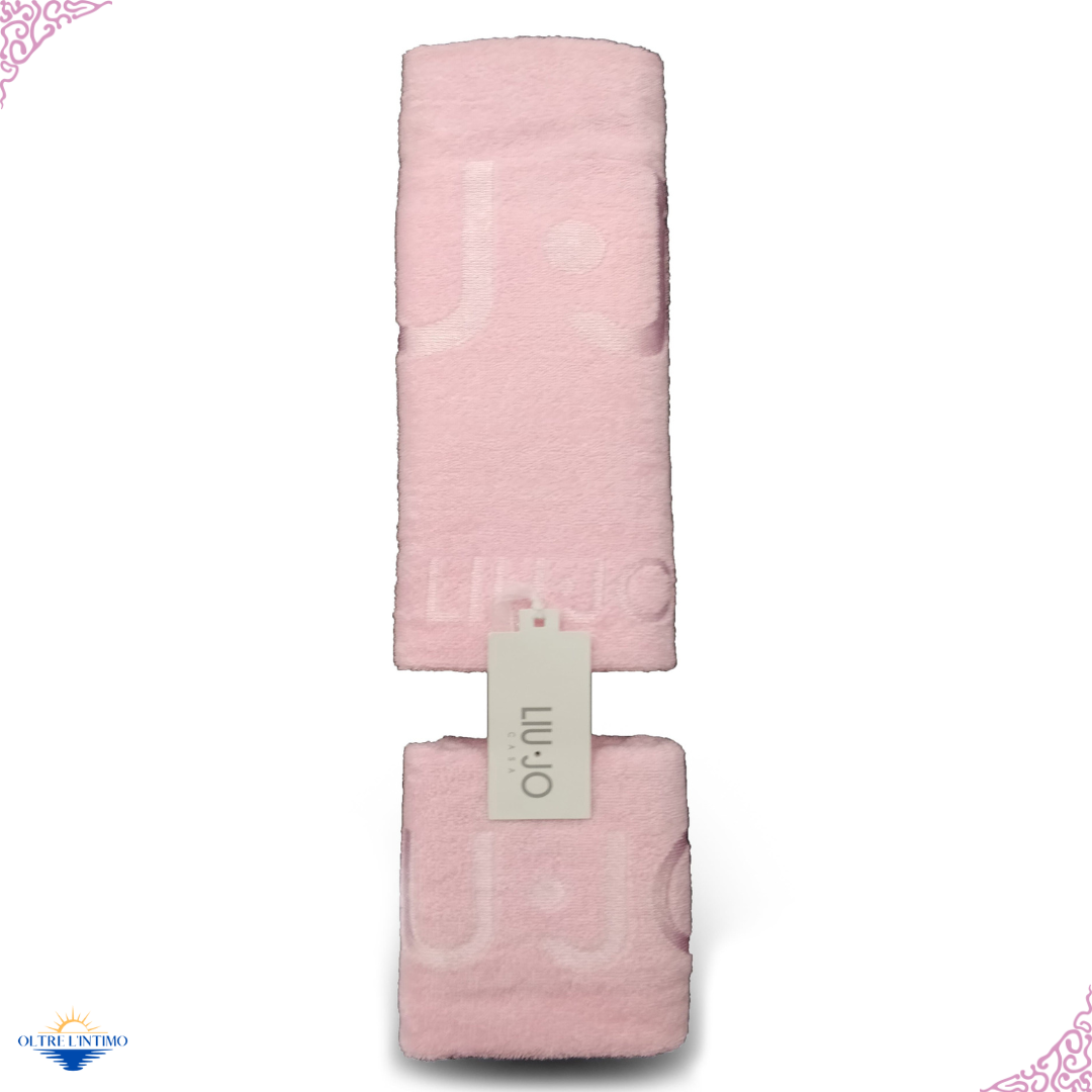 Liu jo - Coppia Asciugamani, Walzer Rosa Asciugamani - Oltre L' intimo