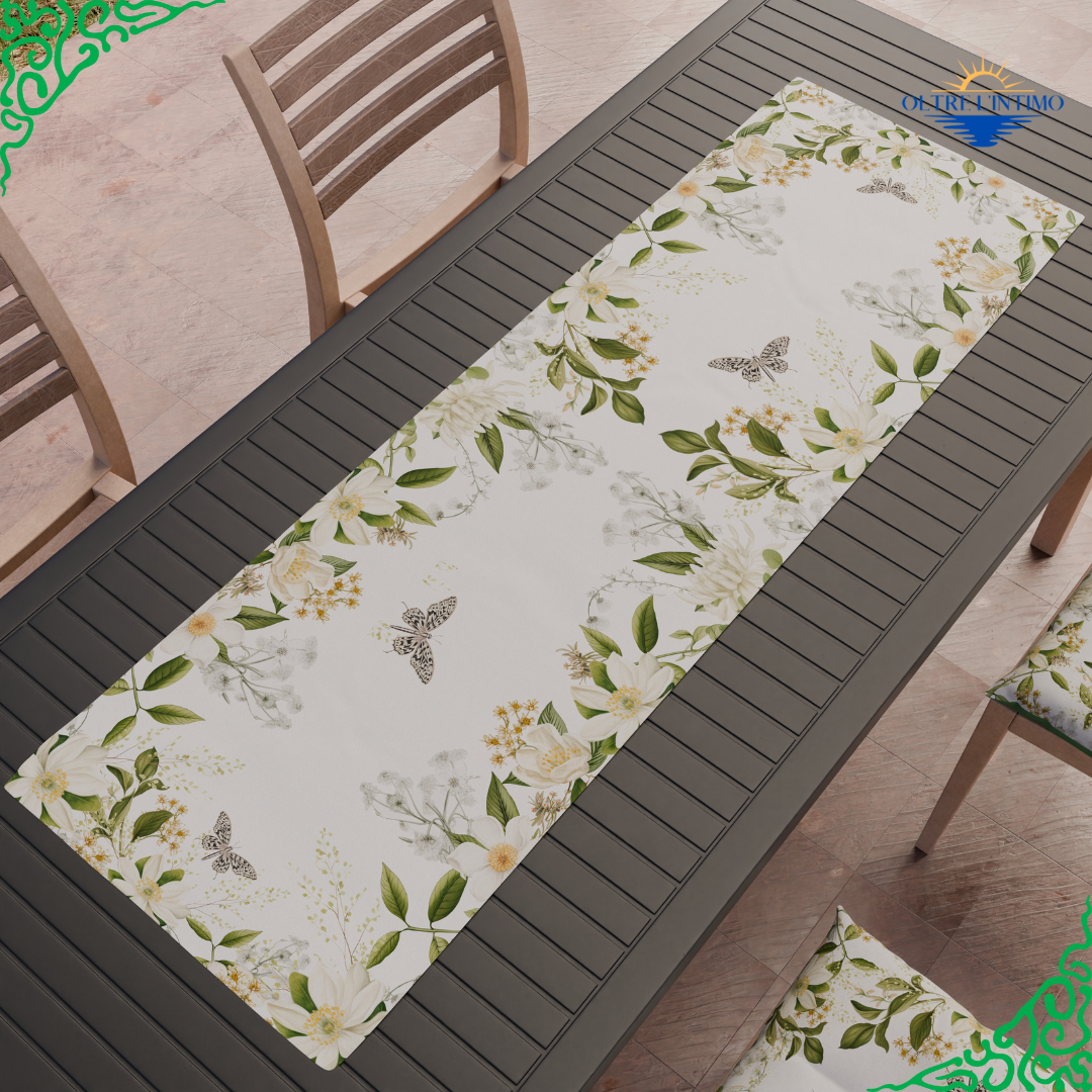 PETTI- Runner tavola cucina in stampa digitale, Floral Default Title Runner - Oltre L' intimo