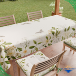 PETTI - Tovaglia da tavola antimacchia in stampa digitale, Floral x24 (mis. 140X450 cm); Tovaglia - Oltre L' intimo