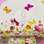 PETTI - Tovaglia da tavola antimacchia in stampa digitale, Farfalle X18 (mis. 140X360 cm) Tovaglia - Oltre L' intimo