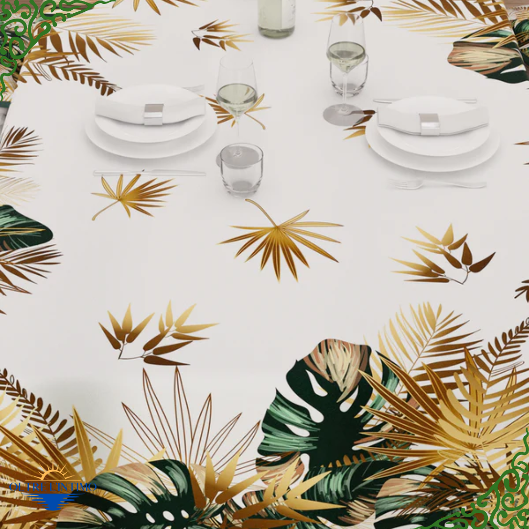 PETTI - Tovaglia da tavola antimacchia in stampa digitale, Tropical -04 X6 (mis. 140X180 cm) Tovaglia - Oltre L' intimo