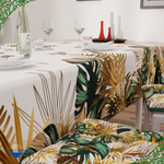 PETTI - Tovaglia da tavola antimacchia in stampa digitale, Tropical -04 X12 (mis. 140X240 cm) Tovaglia - Oltre L' intimo