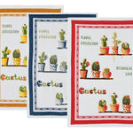 Preziosa - Set 3/6 Pz. Strofinacci di Spugna, Macedonia x3 pz. / CACTUS Strofinacci da cucina - Oltre L' intimo