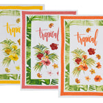 Preziosa - Set 3/6 Pz. Strofinacci di Spugna, Macedonia x3 pz. / TROPICAL Strofinacci da cucina - Oltre L' intimo